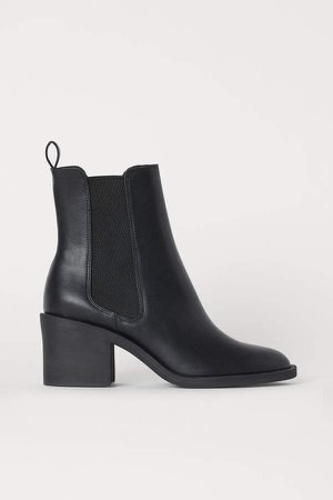 Heeled Boots - Black
