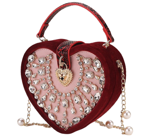 Heart shaped purse