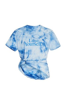 Lose Yourself Tie-Dyed Cotton Jersey T-Shirt By Paco Rabanne | Moda Operandi