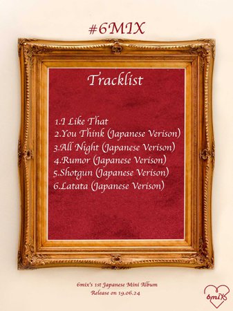 #6mix Tracklist