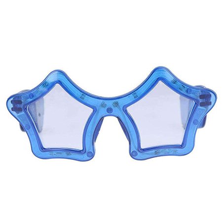 Amazon.com: 1 Pair of LED Flashing Light Up Party Star Glasses Shades (Multi Color): Toys & Games