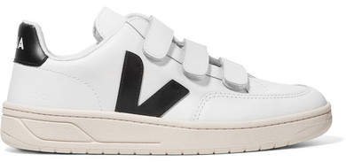 Net Sustain V-lock Leather Sneakers - White