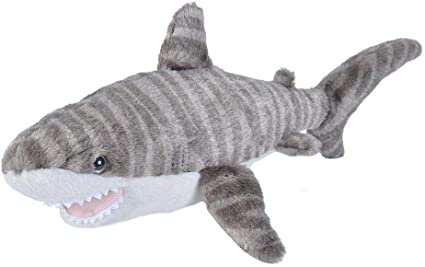 Amazon.com: Wild Republic Tiger Shark Plush, Stuffed Animal, Plush Toy, Gifts for Kids, Cuddlekins 13 Inches: Toys & Games