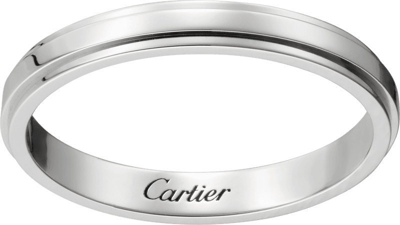 CRB4093900 - Cartier d'Amour wedding band - Platinum - Cartier