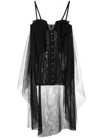 Unravel Project Layered Corset Dress - Farfetch