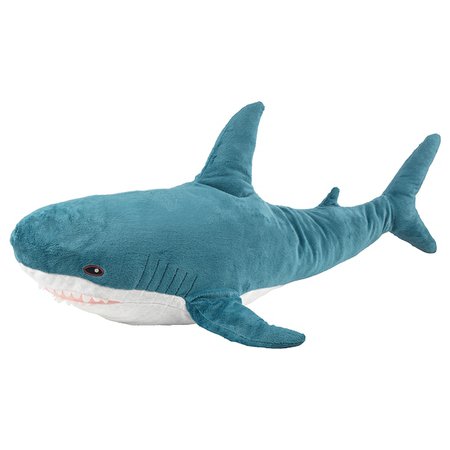 BLÅHAJ Soft toy, shark, 39 ¼" - IKEA