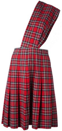 Pre-Owned kilt dungaree skirt