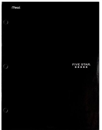 black folder