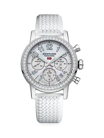 Chopard Mille Miglia Stainless Steel & Diamond Chronograph Watch | SaksFifthAvenue