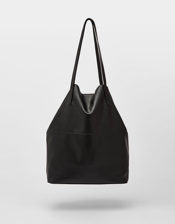 black leather tote bag - Google Search