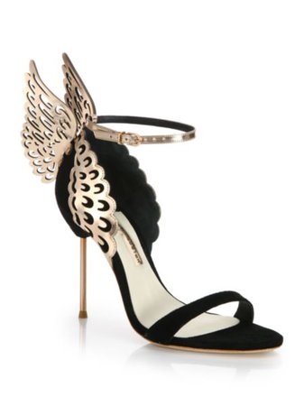 Sophia Webster - Evangeline Winged Leather Sandals - saks.com