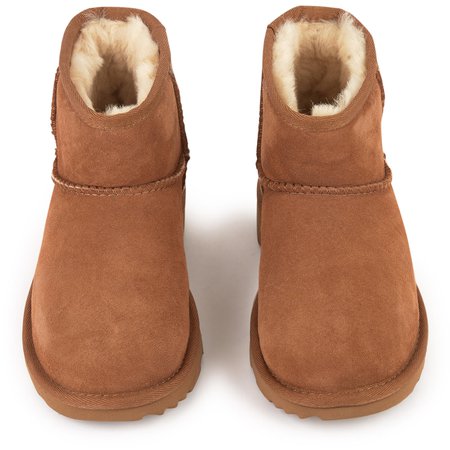 Classic mini II fur-lined suede leather boots UGG for girls and boys | Melijoe.com