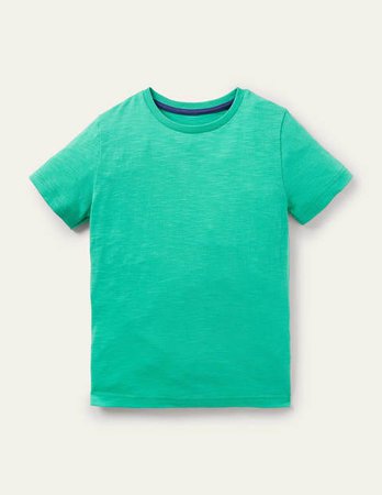 Slub Washed T-shirt - Tropical Green