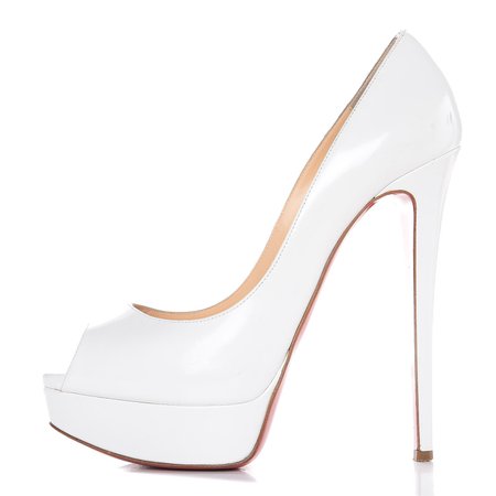 white louboutin heels - Google Search