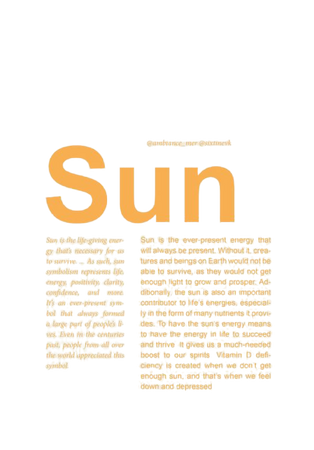Text Paragraph about the sun and some shh