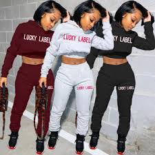 lucky label sweat suit - Google Search
