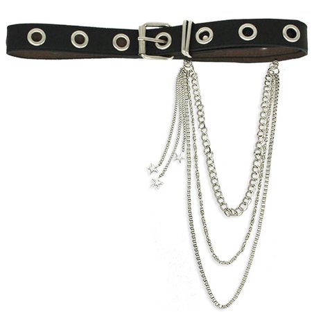 jean/skirt belt with chain
