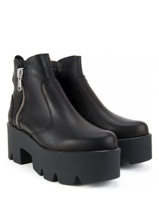 Altercore Doris Leather Platform Boots