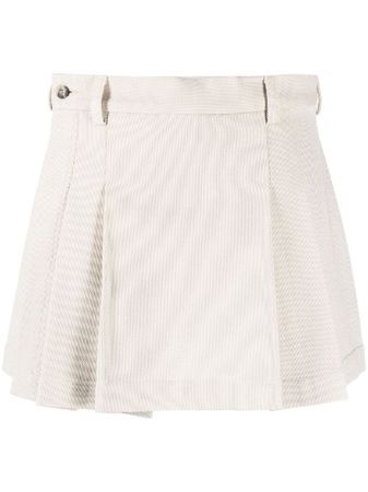 The Mannei pleat-detail Mini Skirt - Farfetch