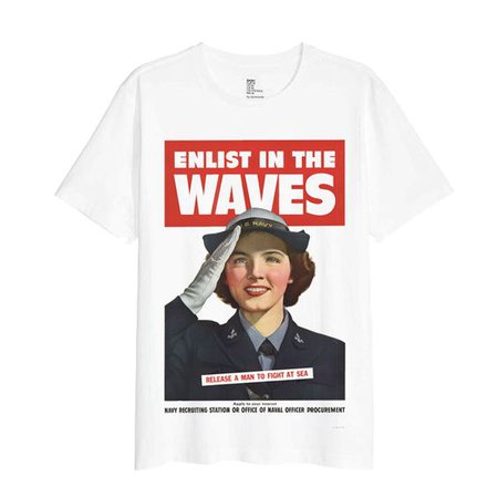 Zazzle Enlist In The Waves T-Shirt