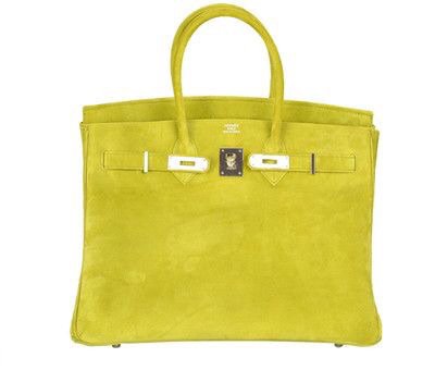 hermes birkin yellow bag