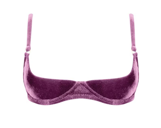 purple bra