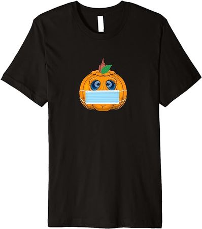 Halloween Pumpkin Mask T-Shirt