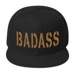 BADASS Old Gold Threads Snapback Hat