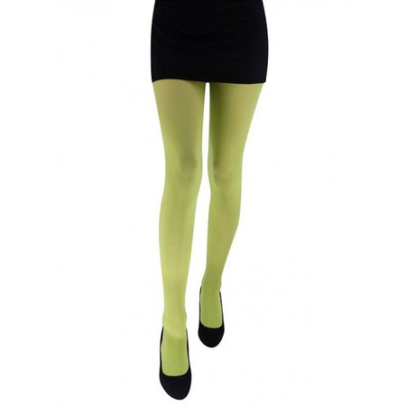 Adult Tights - Lime Green