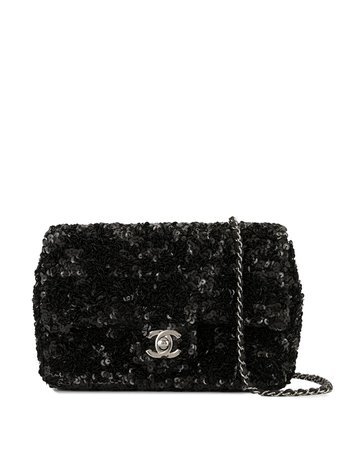 5 Chanel Pre-Owned Spangle Single Chain Shoulder Bag Vintage | Farfetch.com | ShopLook