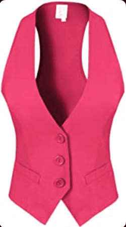 pink tux vest