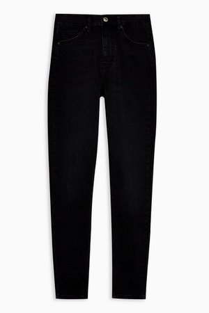 Worn Effect Black Jamie Skinny Jeans | Topshop
