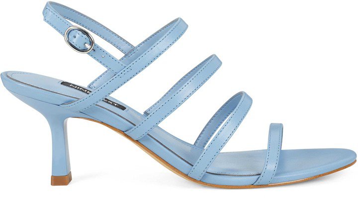 Smooth Heeled Strappy Sandals