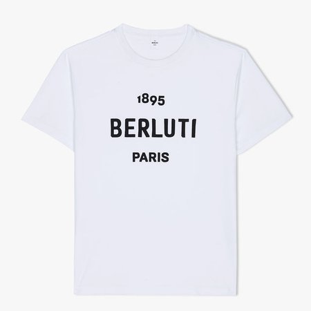 T-Shirt En Coton Avec Logo Brodé - Berluti