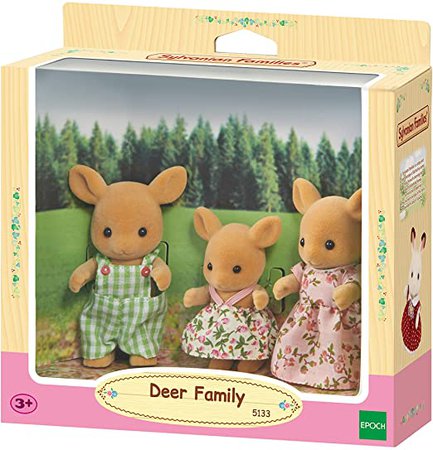 Amazon.com: Sylvanian Families 5133 Deer Family, Multicolor: Toys & Games