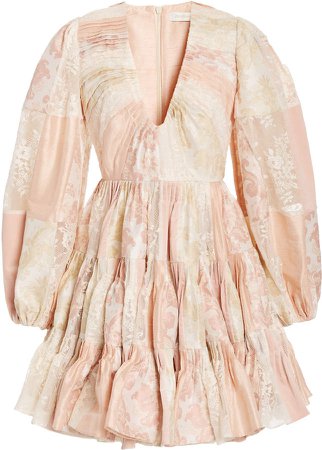Zimmermann Lucky Lace Patched Mini Dress
