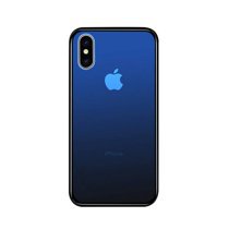 iPhone Xs / X Color Gradient TPU Case with Tempered Glass Back - Walmart.com