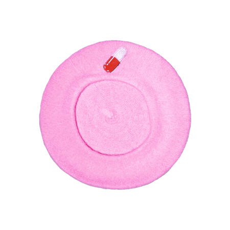 capsule beret in pink – Trash Queen