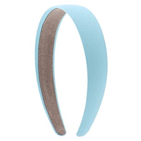 Amazon.com: Motique Accessories 1 Satin Headband - Light Blue : Clothing, Shoes & Jewelry