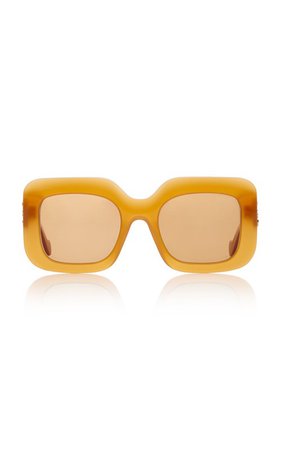 Square-Frame Acetate Sunglasses by Loewe | Moda Operandi
