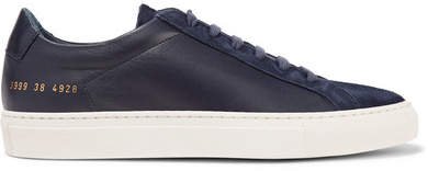 Original Achilles Leather And Suede Sneakers - Navy