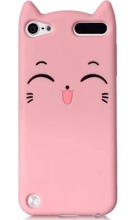 Pink cat ipod case