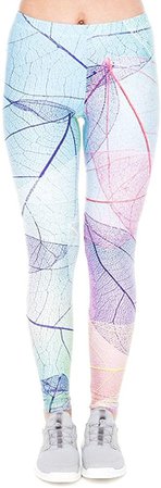 Jasfura Womens Workout Sports Yoga Leggings Printed Pants Stretchy Regular and Plus Size at Amazon Women’s Clothing store