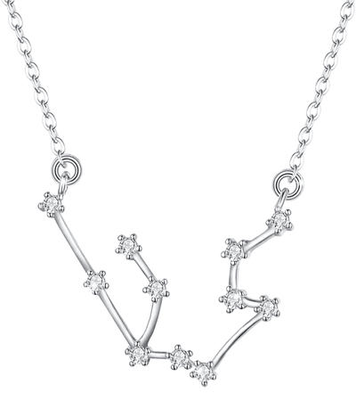 Aquarius constellation necklace