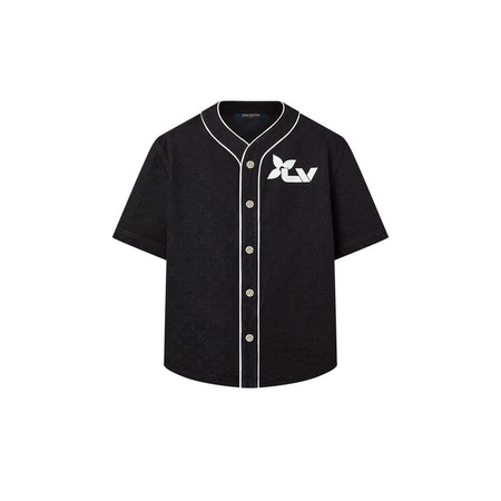 Louis Vuitton Monogram Short-Sleeved Denim Shirt