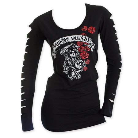 sons of anarchy ripped sleeves