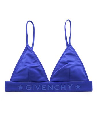 Givenchy Logo Bra Top (Blue)