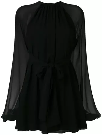 Saint Laurent Georgette Mini Dress - Farfetch