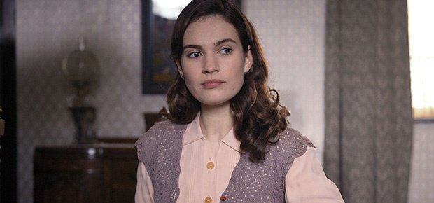 lily james the guernsey literary and potato peel pie society - Google Search