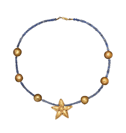 Greek Gold and Glass Bead Necklace, 5th-3rd Century BC
